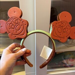 Disney Brown and Green Mickey Mouse Headband